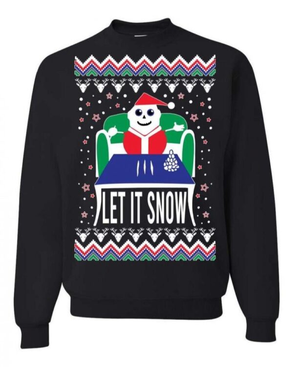 Ugly Christmas Sweater Let It Snow Sweatshirt
