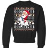 Ugly Christmas Sweater Unicorn Santa Claus Sweatshirt