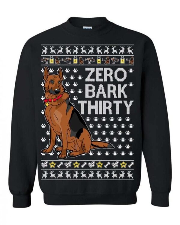 Ugly Christmas Sweater Zero Bark Thirty Meme Sweatshirt