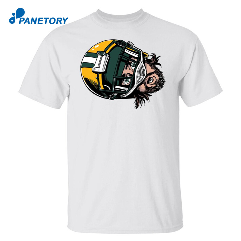 Aaron Rodgers Face Green Shirt