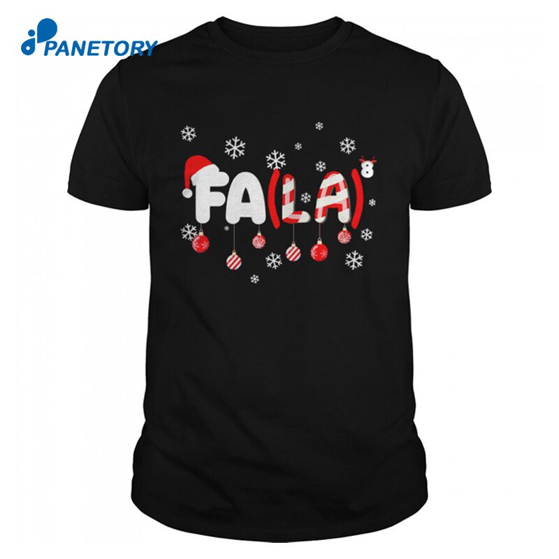 Christmas Math Teacher Fa La Shirt