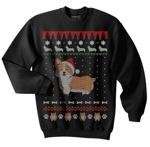 Corgi Ugly Christmas Sweater Xmas