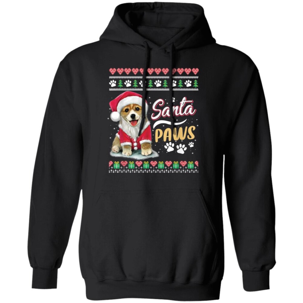 Corgi Dog Santa Paws Christmas Sweater