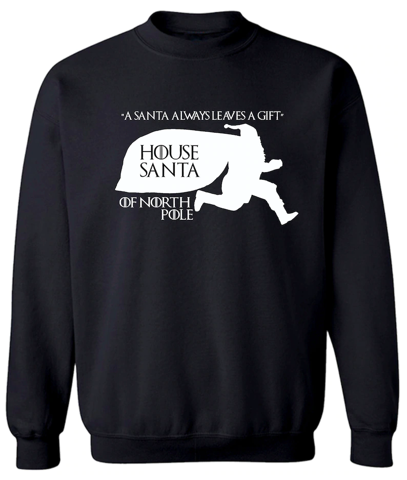 Game Of Thrones Santa Is Coming House Ugly Christmas Sweater Panetory – Graphic Design Apparel &Amp; Accessories Online