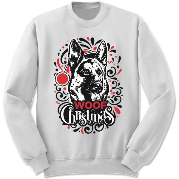German Shepherd Ugly Christmas Sweater