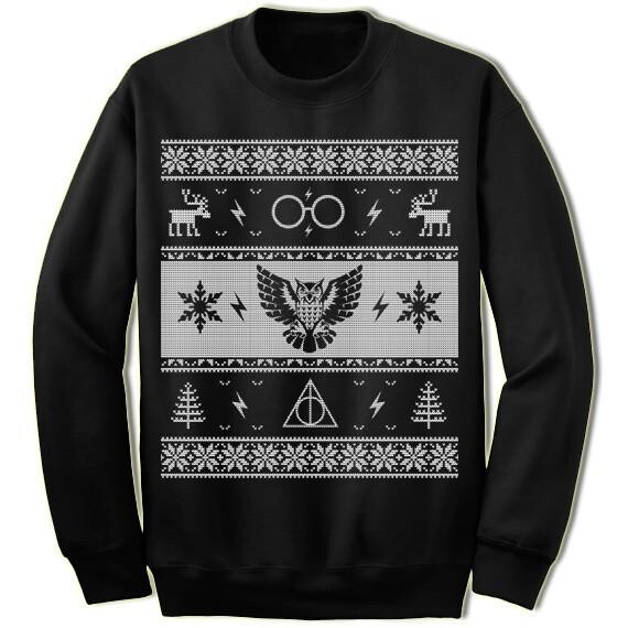 Harry Potter Owl Ugly Christmas Sweater