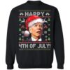 Joe Biden Happy 4Th Of July Christmas Sweater