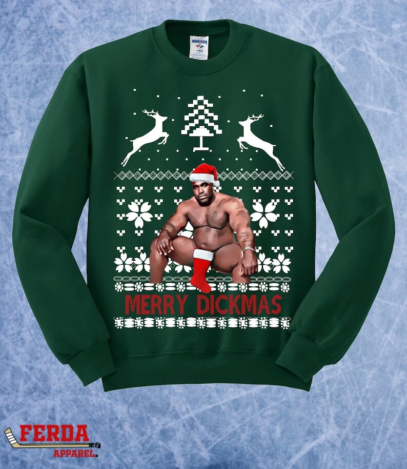 Merry Christmas Dickmas Ugly Christmas Sweater