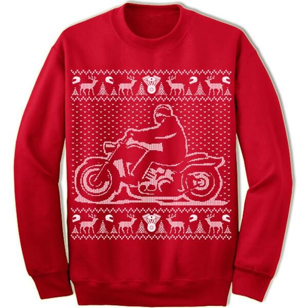 Motorcycle Ugly Christmas Sweater
