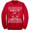 Namaste Christmas Sloth Ugly Christmas Sweater