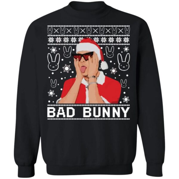 Santa Bad Bunny Christmas Sweater