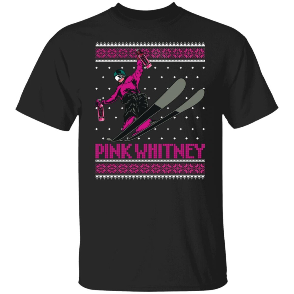Skiing Pink Whitney Shirt