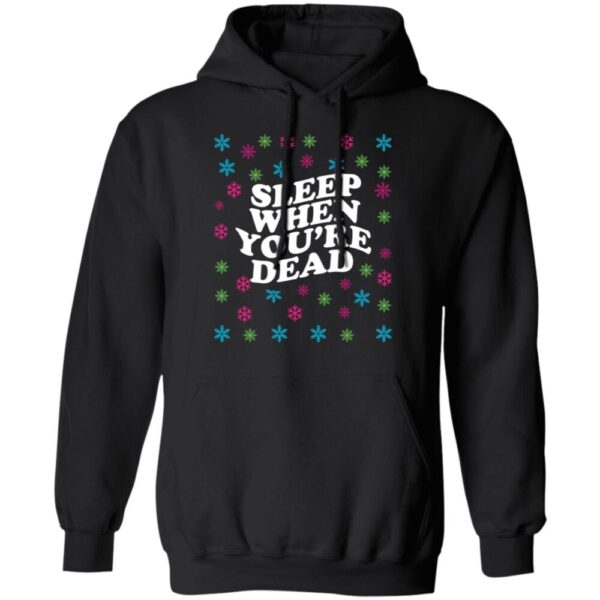 Sleep When You'Re Dead Christmas Sweater