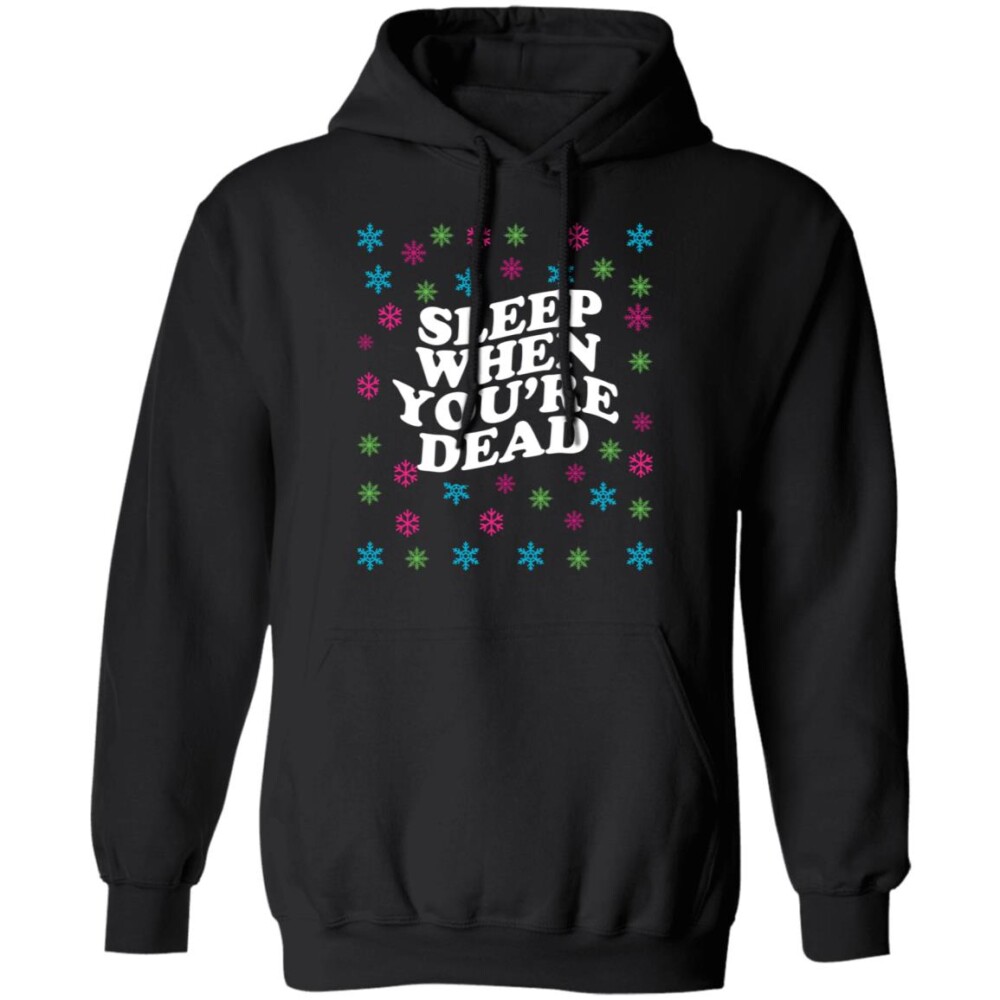 Sleep When You’re Dead Christmas Sweater