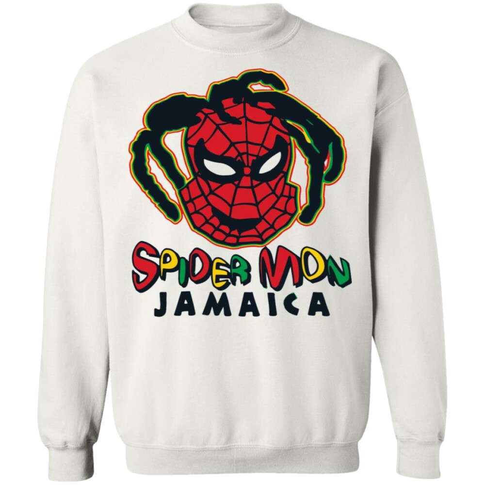 Spider Mon Jamaica Shirt Panetory – Graphic Design Apparel &Amp; Accessories Online