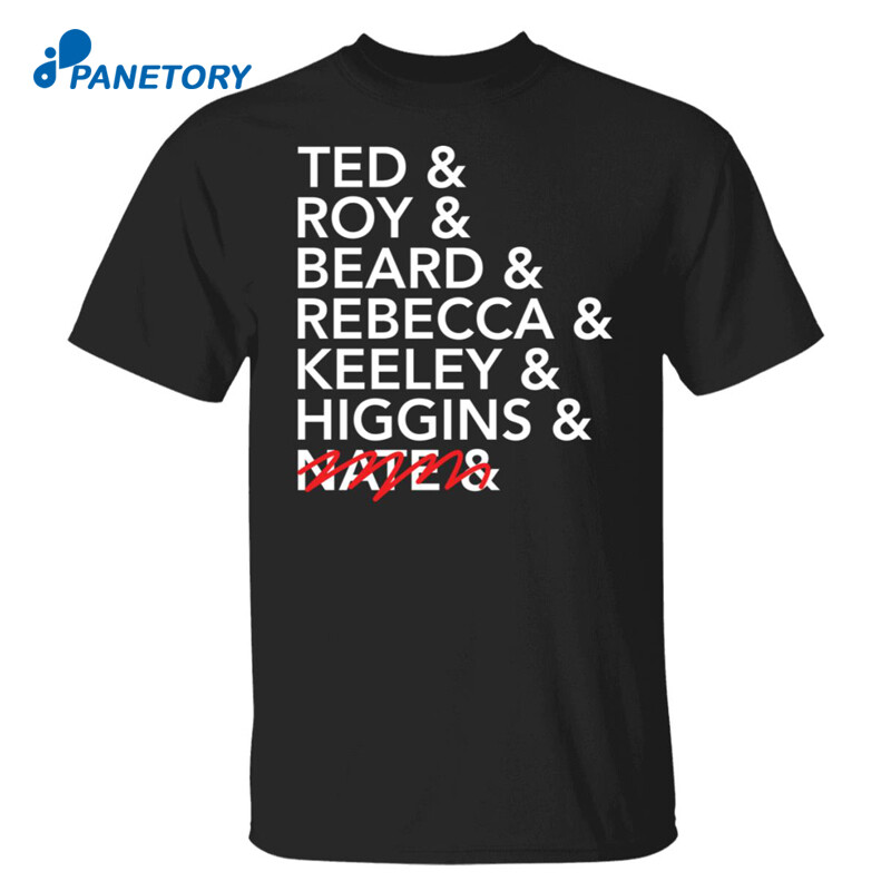 Tea Roy Beard Rebecca Keeley Higgins Nate Shirt