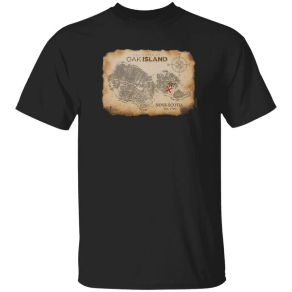 The Curse Of Oak Island Treasure Map Shirt