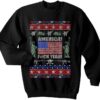 Usa Ugly Christmas Sweater Fck Year
