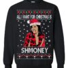 Ugly Christmas Sweater Cardi B All I Want For Christmas Is Shmoney