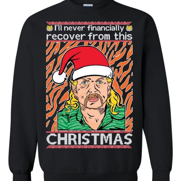 Ugly Christmas Sweater Tiger King Joe Exotic