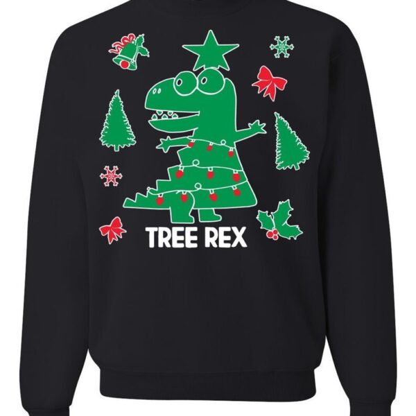Ugly Christmas Sweater Tree Rex