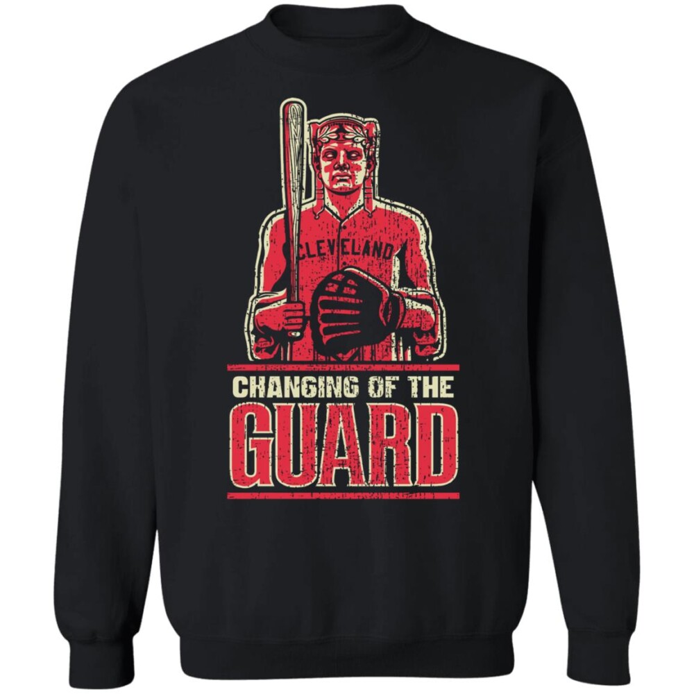 Cleveland Baseball Changing Of The Guard Shirt Panetory – Graphic Design Apparel &Amp; Accessories Online