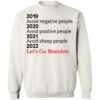 2019 2020 2021 Avoid Sheep People 2022 Let’s Go Brandon Shirt 2