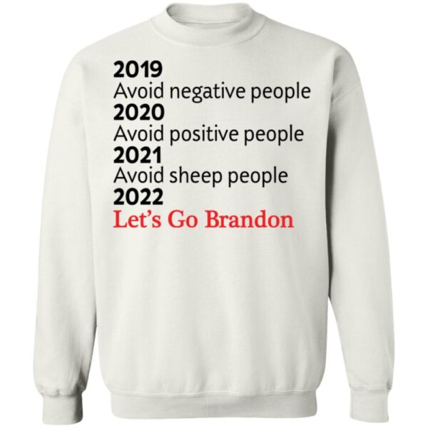 2019 2020 2021 Avoid Sheep People 2022 Let'S Go Brandon Shirt