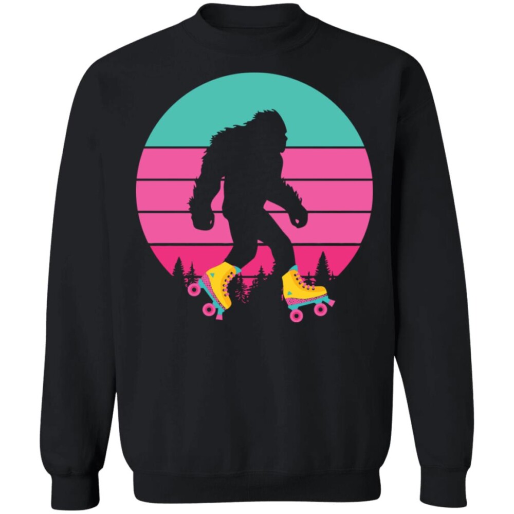 Bigfoot Roller Skates Rollerblade Shoes Shirt Panetory – Graphic Design Apparel &Amp; Accessories Online
