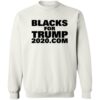 Blacks Trump For 2020.Com Shirt 2