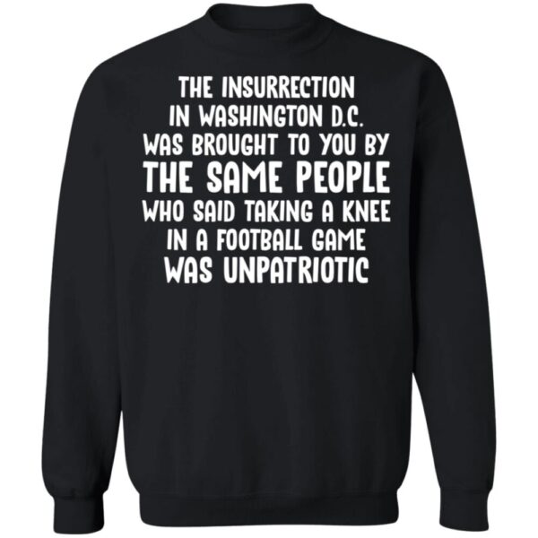 The Insurrection In Washington Dc Was Brought Shirt
