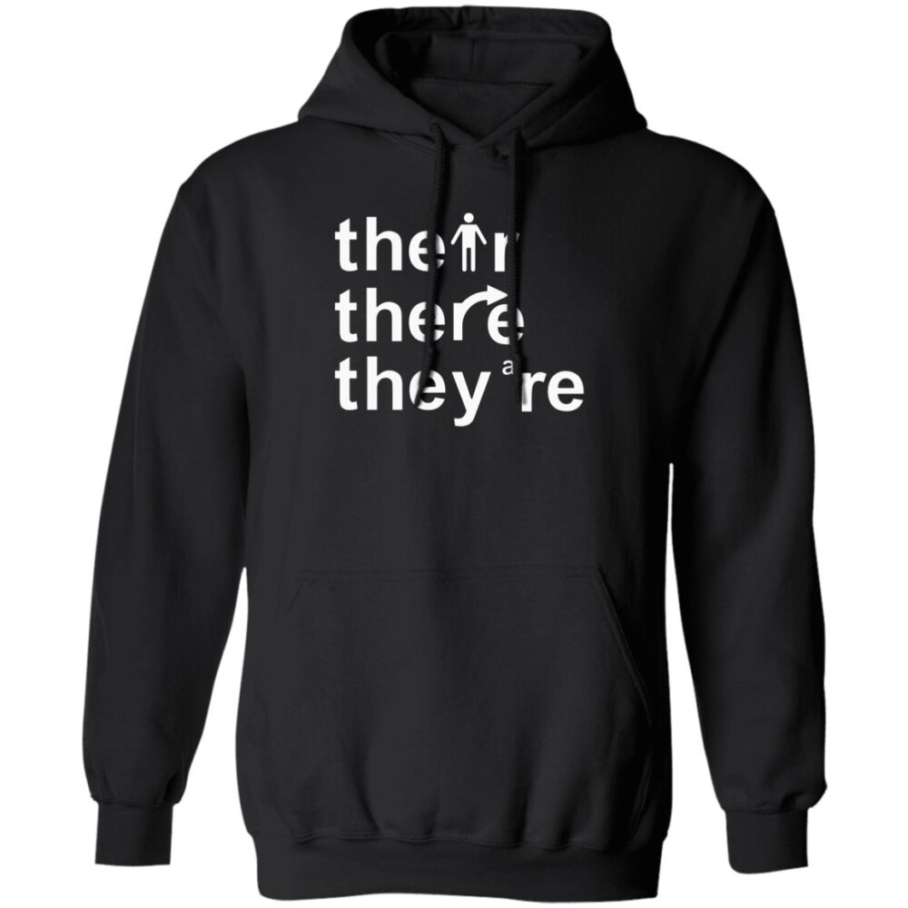 Their There They'Re T Shirt Panetory – Graphic Design Apparel &Amp; Accessories Online