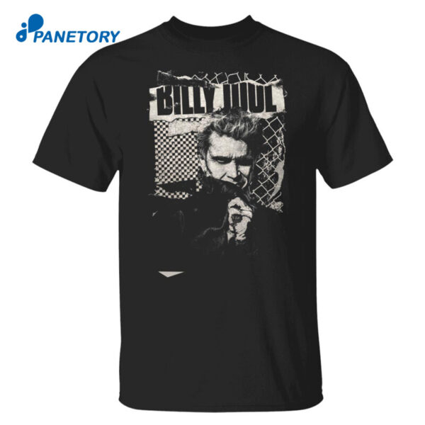 Billy Idol Merch Limited Edition Punk Collage Shirt