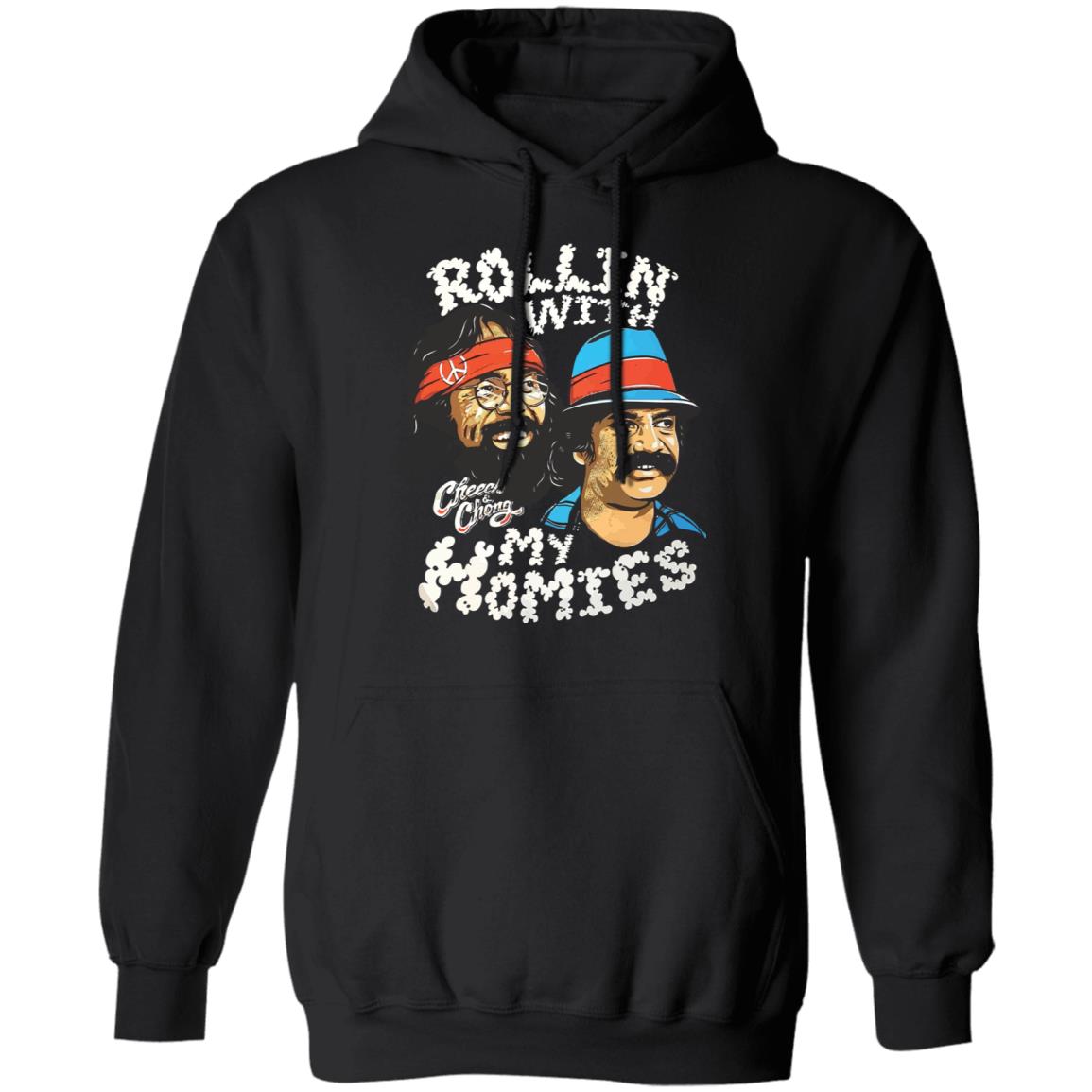 Cheech And Chong Rolling With My Homies Shirt Panetory – Graphic Design Apparel &Amp; Accessories Online
