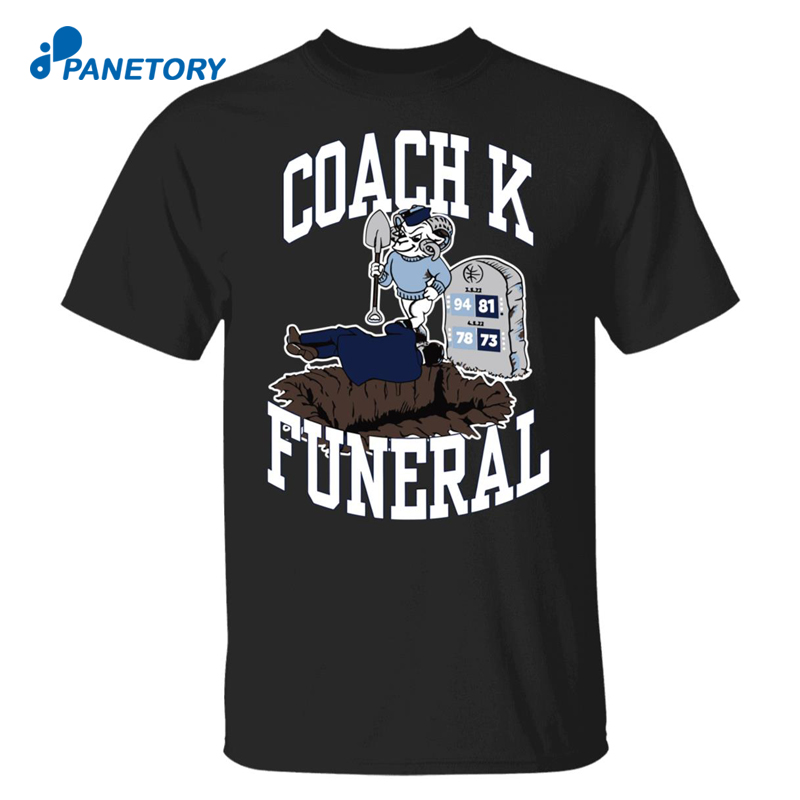 Dave Portnoy Coach K Funeral Shirt
