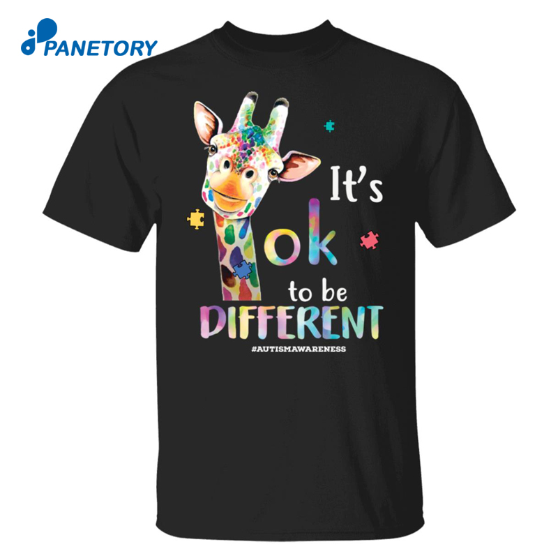 Deer It’s Ok To Be Different Autism Awareness Shirt