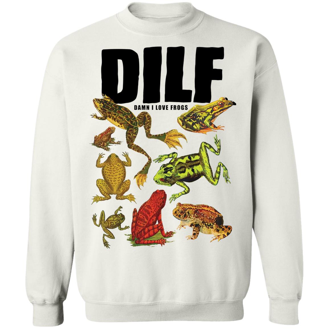 Dilf Damn I Love Frogs Shirt Panetory – Graphic Design Apparel &Amp; Accessories Online