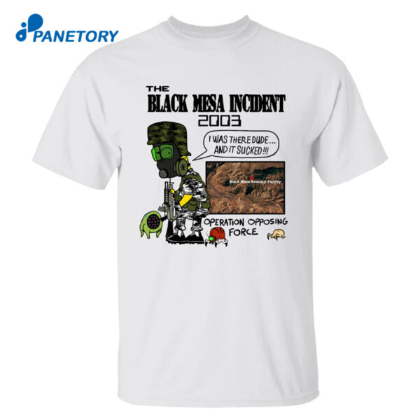 Maurs The Black Mesa Incident Bootleg Bart Style 2003 Shirt