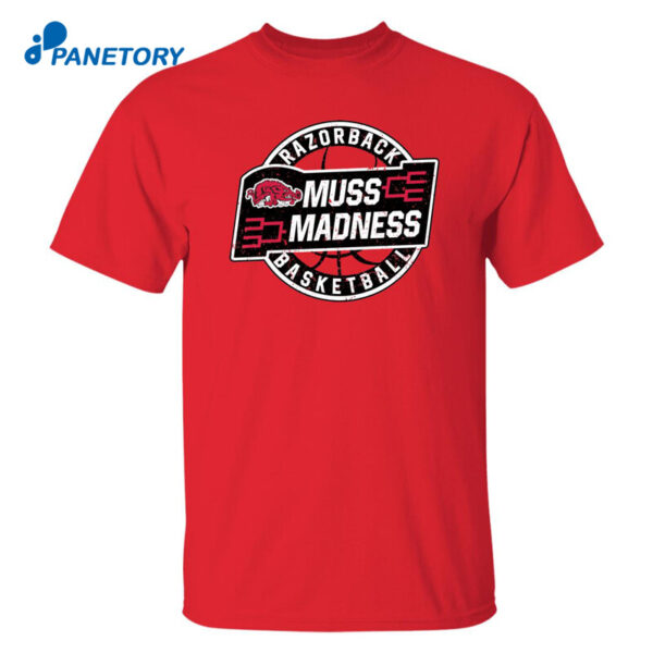 Razorback Muss Madness Basketball Shirt