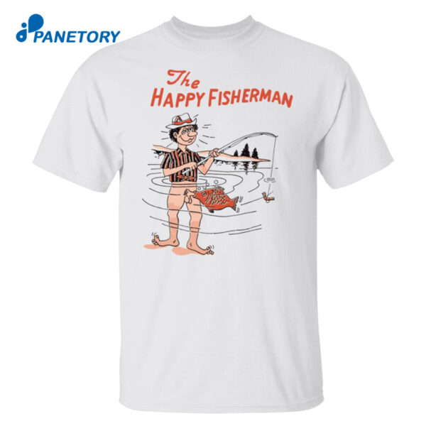 Vintage 1980'S The Happy Fisherman Shirt