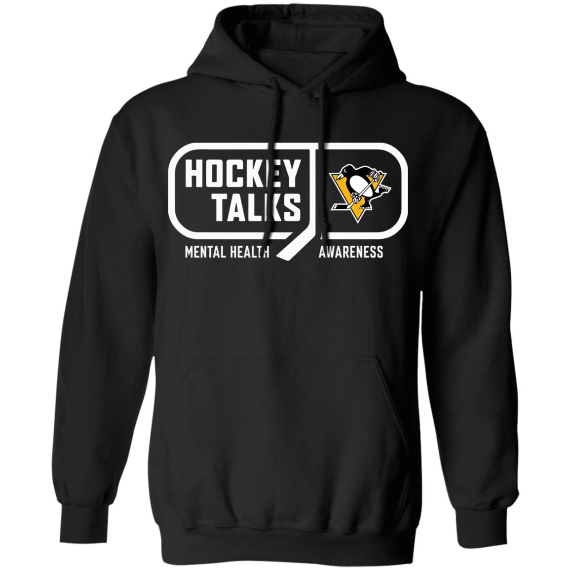 Hockey Talks Mental Health Awareness Pittsburgh Shirt Panetory – Graphic Design Apparel &Amp; Accessories Online