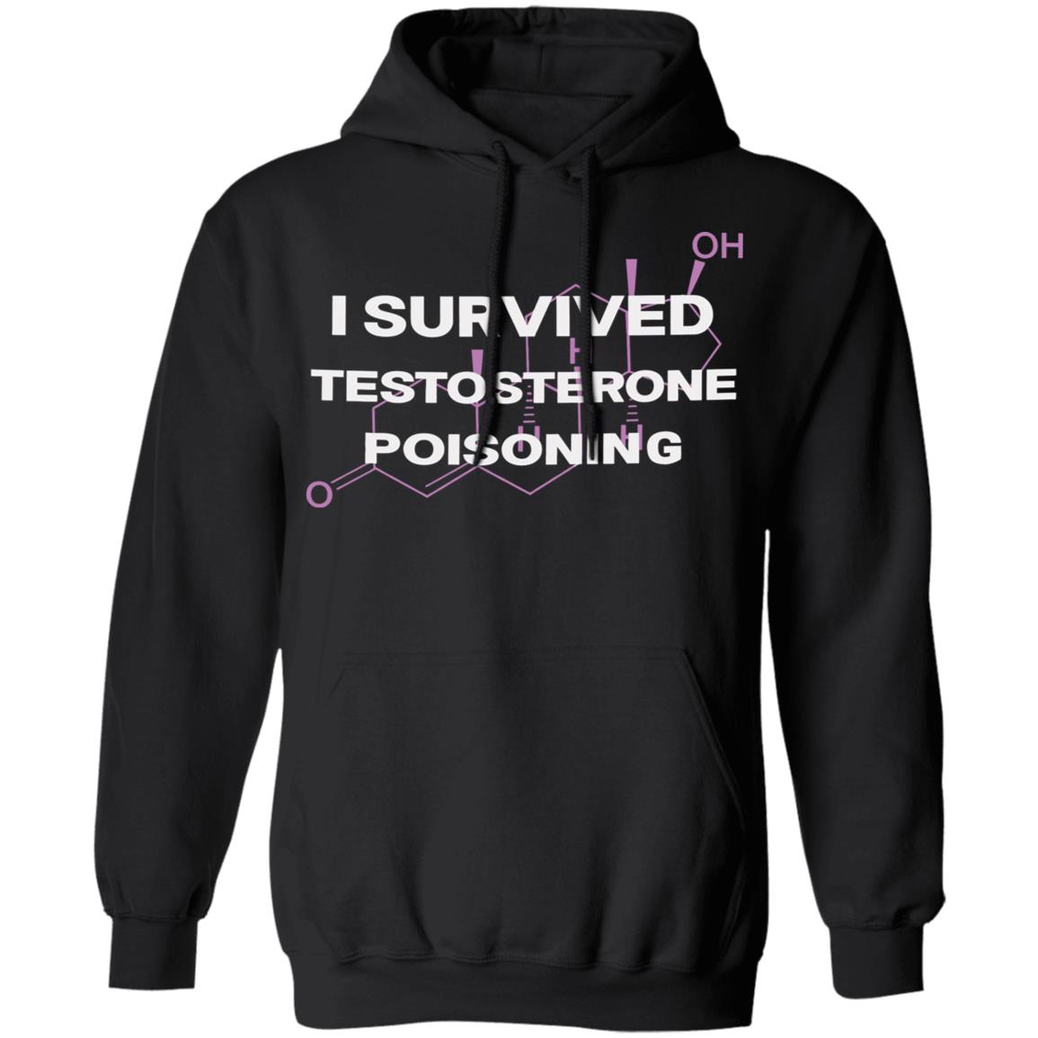I Survived Testosterone Poisoning Shirt Panetory – Graphic Design Apparel &Amp; Accessories Online