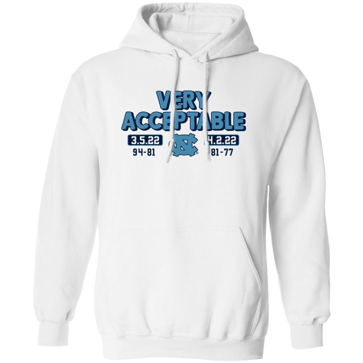 North Carolina Basketball Very Acceptable 94-81 81-77 Shirt Panetory – Graphic Design Apparel &Amp; Accessories Online