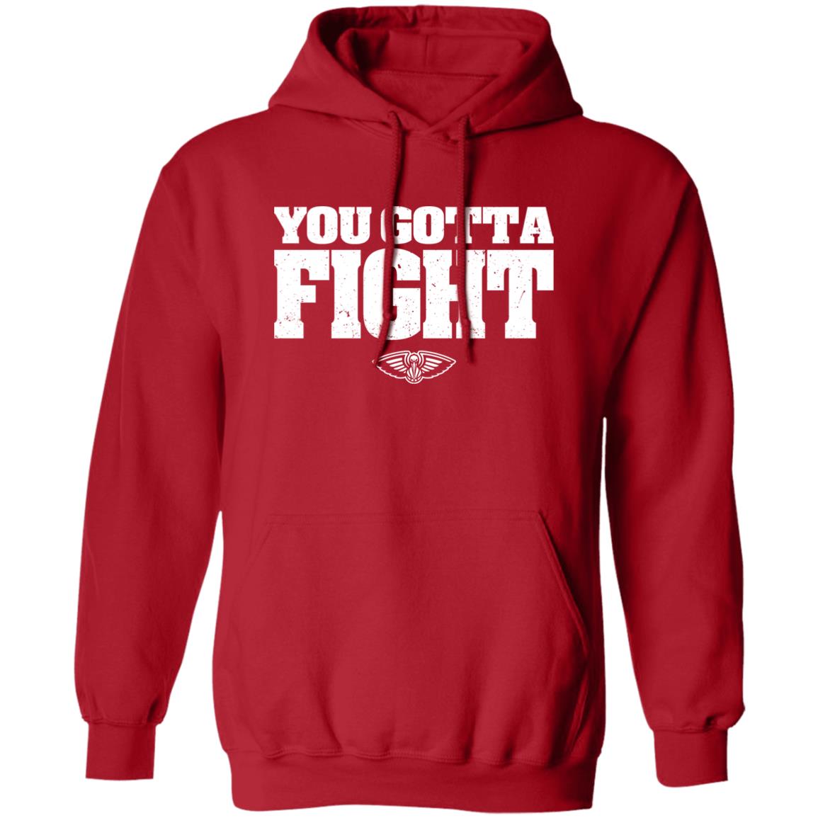 Pelicansnba You Gotta Fight New Orleans Pelicans Red Shirt 1