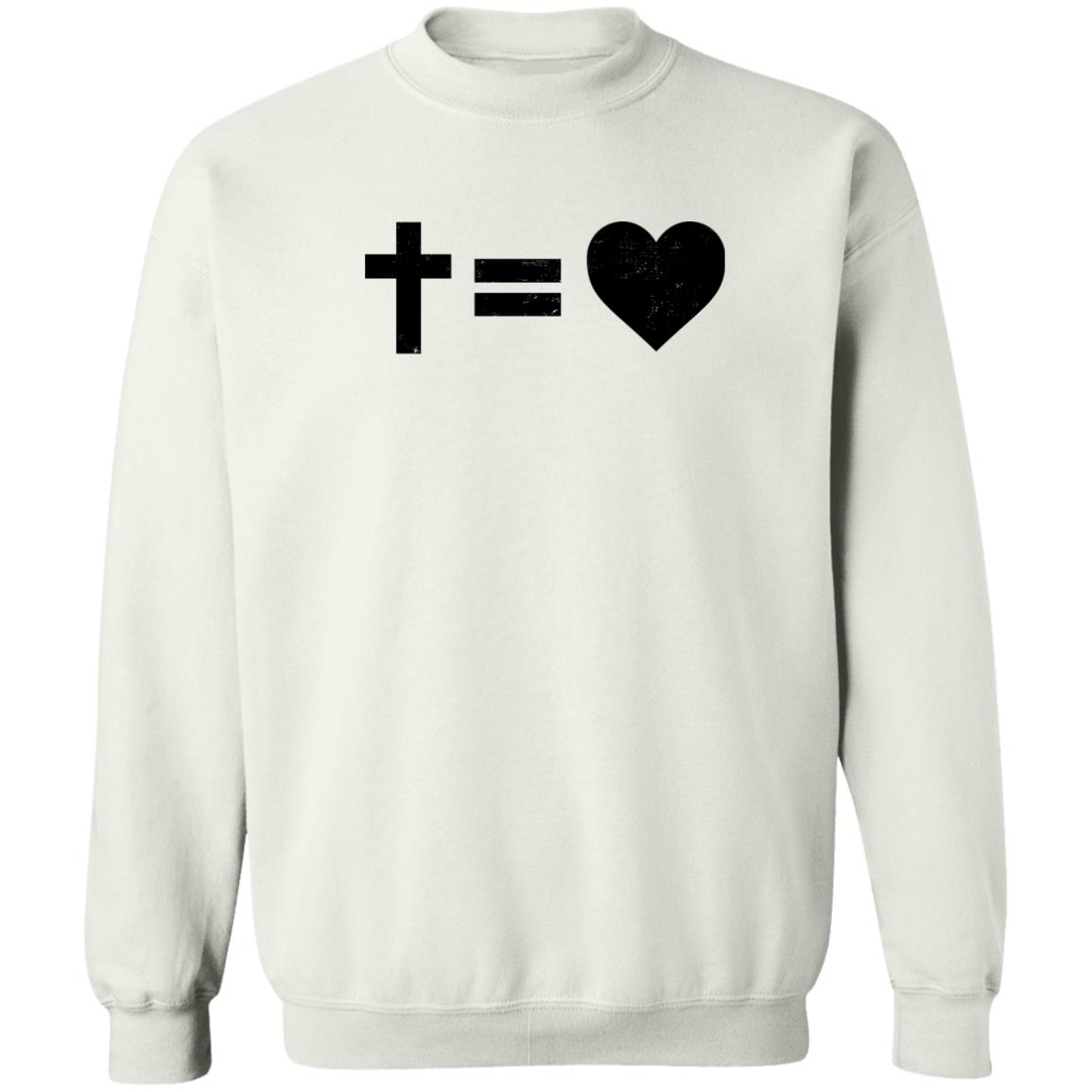 Alisson Becker Cross Equals Heart Shirt Panetory – Graphic Design Apparel &Amp; Accessories Online