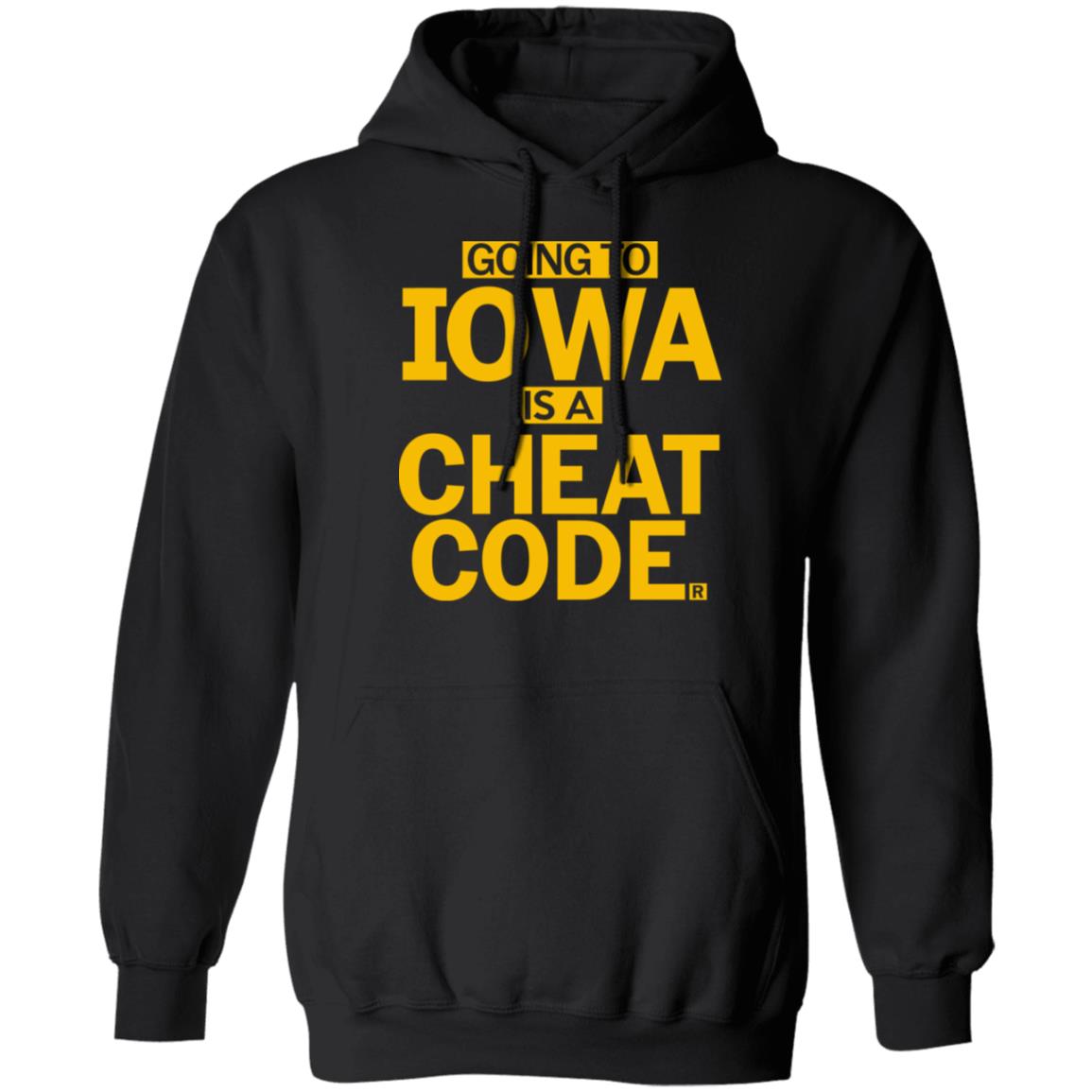 Going To Iowa Is A Cheat Code Shirt Panetory – Graphic Design Apparel &Amp; Accessories Online