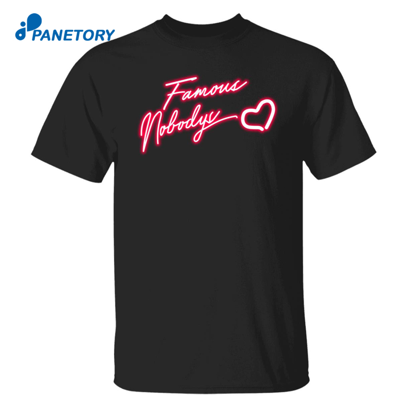 Carmelo Anthony Famous Nobody Shirt Panetory – Graphic Design Apparel &Amp; Accessories Online