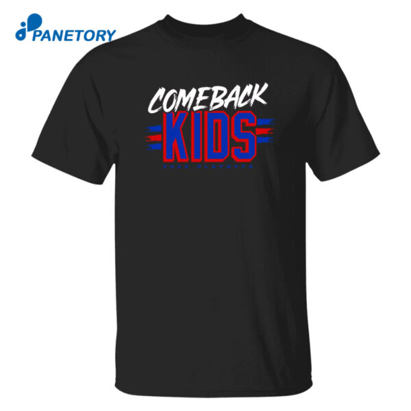 Comeback Kids 2022 Playoffs Shirt