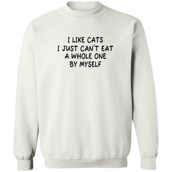 I Like Cats I Just Can'T Eat A Whole One By Myself Shirt
