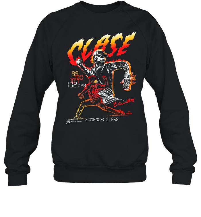 Cleveland'S Emmanuel Clase Bring The Heat Shirt Panetory – Graphic Design Apparel &Amp; Accessories Online